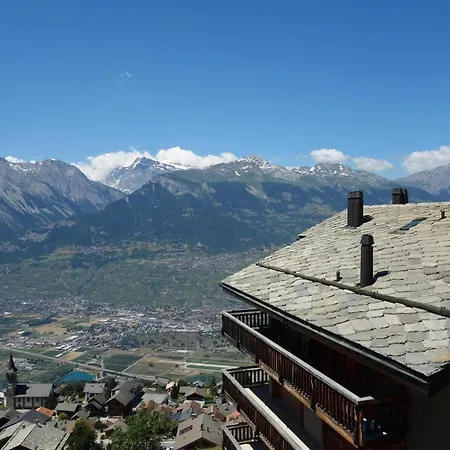With Valley View Apartment Veysonnaz